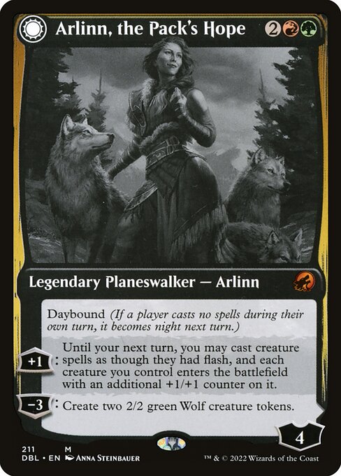 Arlinn, the Pack's Hope // Arlinn, the Moon's Fury