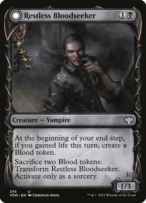 Restless Bloodseeker // Bloodsoaked Reveler